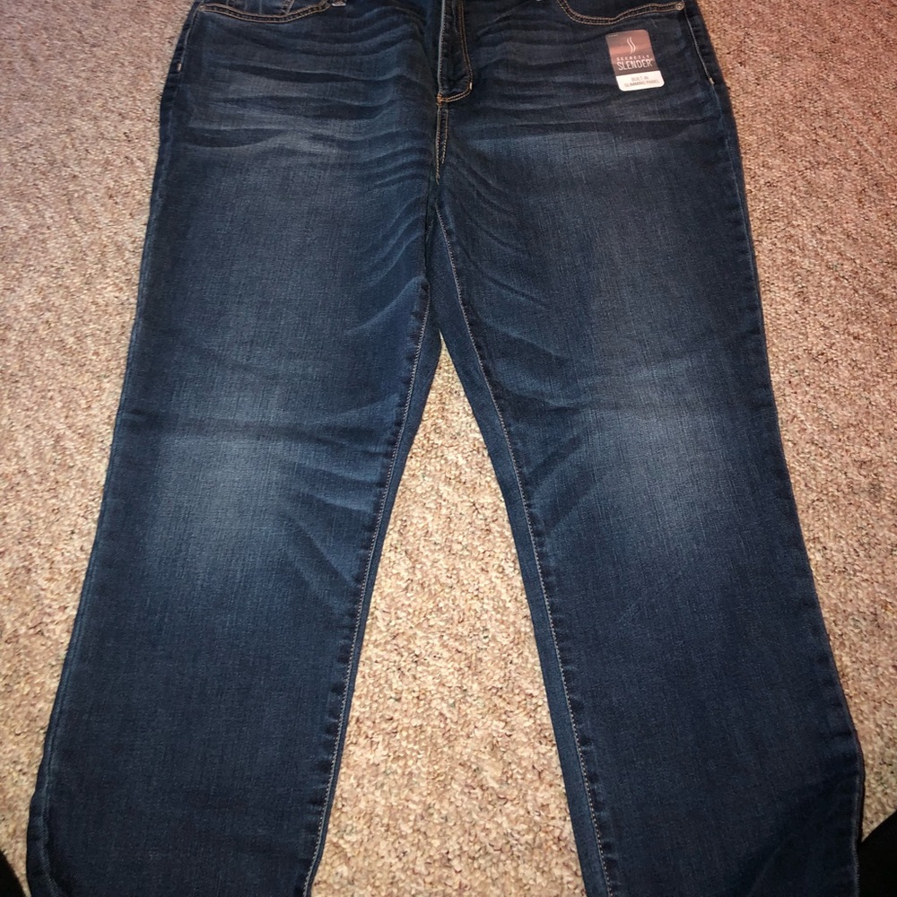 Brand New! St. John’s Bay - Blue Slender Skinny Jeans - Size 18